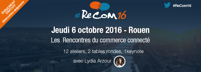 [EVENT] J-7 : Pourquoi choisir la thématique projet, Programme, Lydia Arzour en invité #Recom16