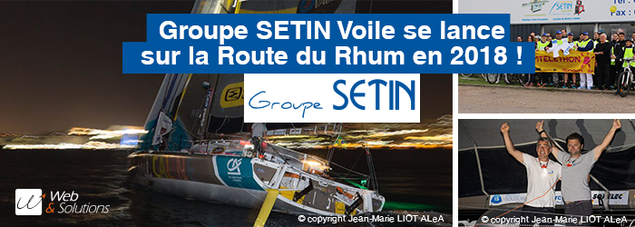 Le Groupe SETIN se lance sur le circuit IMOCA jusqu’en 2021 avec le skipper Manuel Cousin